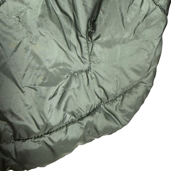 OOF Green Quilted Oversized Nylon High Neck Puffer Jacket Size XS - Picture 14 of 16